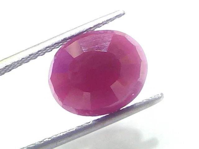 6.83 Ct Certified Unheated Untreated Natural New Burma Ruby - Venus Gems