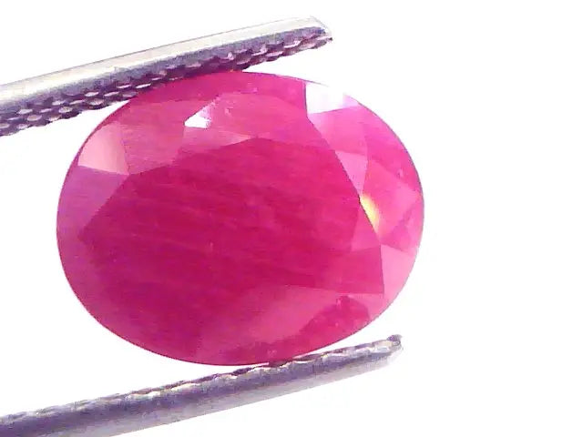 6.97 Ct Untreated Natural Old Burma Ruby Gemstone Manik