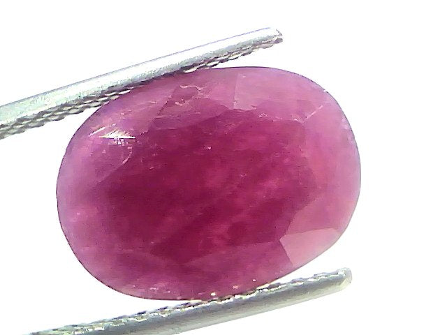 6.90 Ct Certified Unheated Untreated Natural New Burma Ruby 7.58 Ratti Manik