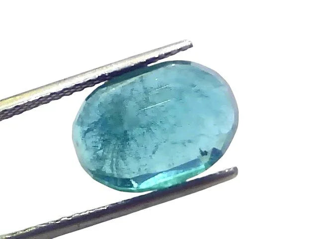 6.91 Ct GII Certified Untreated Natural Zambian Emerald Panna Gems - Venus Gems
