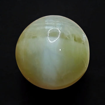 6.98 Ct Certified Untreated Natural Chrysoberyl Cats Eye Lehsunia AA - Venus Gems