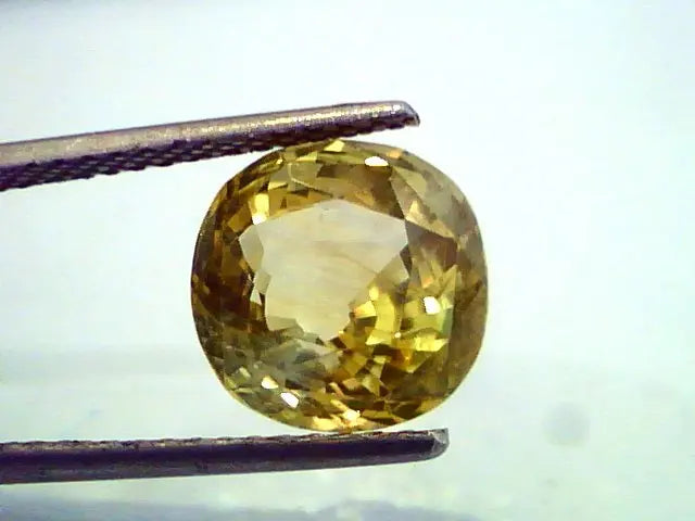 6.99 Ct Certified Unheated Untreated Natural Ceylon Yellow Sapphire