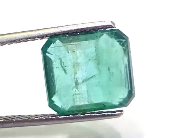 6.96 Ct GII Certified Untreated Natural Zambian Emerald Gems AAA - Venus Gems