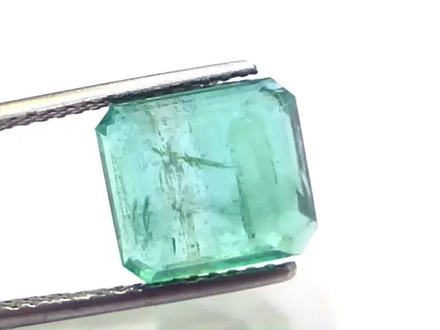 6.96 Ct GII Certified Untreated Natural Zambian Emerald Gems AAA - Venus Gems