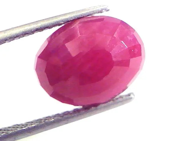 6.97 Ct Untreated Natural Old Burma Ruby Gemstone Manik