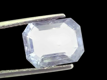6.48 Ct Unheated Untreated Natural Premium White Sapphire Gemstone - Venus Gems