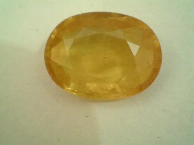 6 Ct Premium Grade Natural Bangkok Yellow Sapphire,Pukhraj