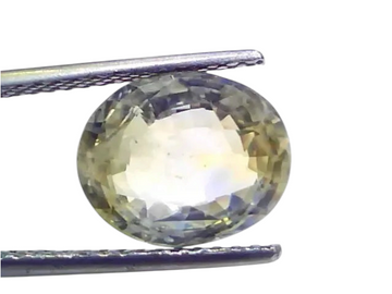 6.27 Ct Certified Unheated Natural Ceylon Yellow Blue Pitambari Sapphire - Venus Gems
