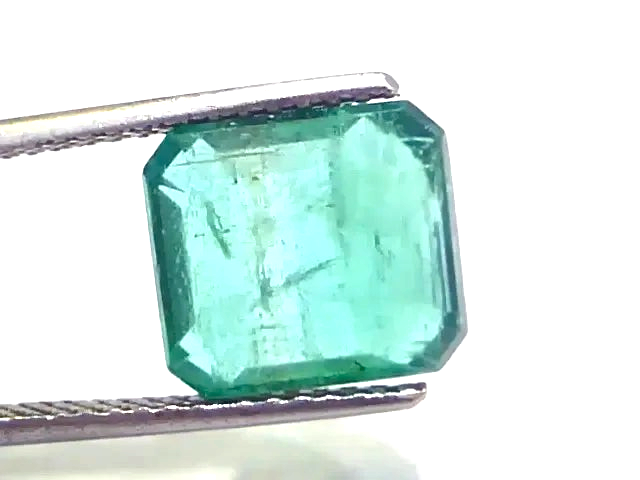 6.96 Ct GII Certified Untreated Natural Zambian Emerald Gems AAA - Venus Gems