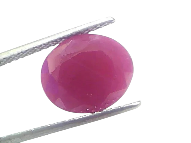 6.54 Ct Certified Unheated Untreated Natural New Burma Ruby - Venus Gems