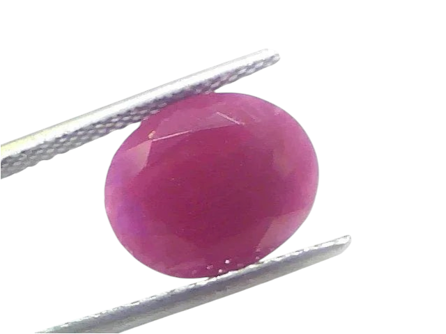 6.83 Ct Certified Unheated Untreated Natural New Burma Ruby - Venus Gems