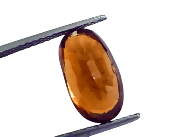 6.32 Ct Untreated Natural Ceylon Gomedh/Hessonite Gemstone - Venus Gems