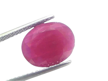 6.40 Ct Certified Unheated Untreated Natural New Burma Ruby - Venus Gems