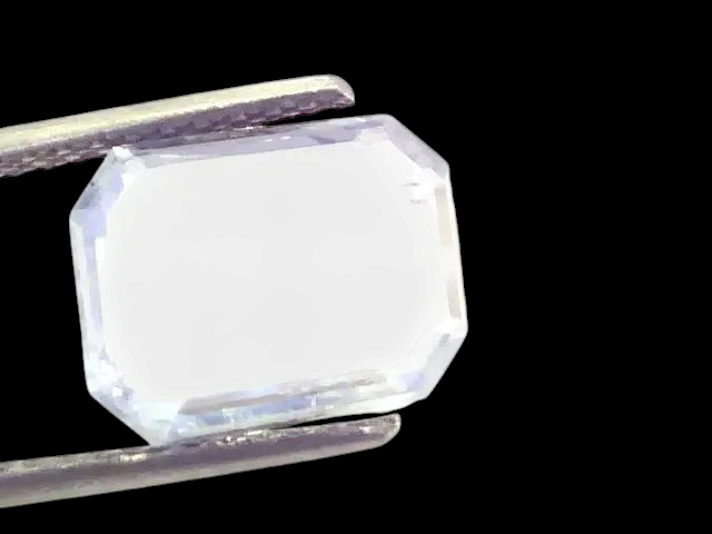 6.48 Ct Unheated Untreated Natural Premium White Sapphire Gemstone - Venus Gems