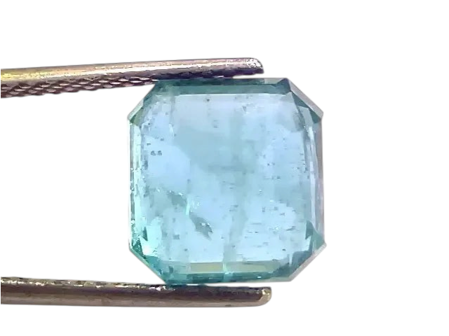 6.15 Ct GII Certified Untreated Natural Zambian Emerald Gemstone Panna - Venus Gems