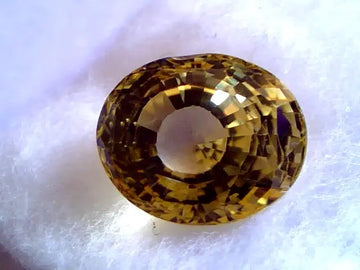 7.02 Ct Unheated Untreted Natural Ceylon Yellow Sapphire,Pukhraj