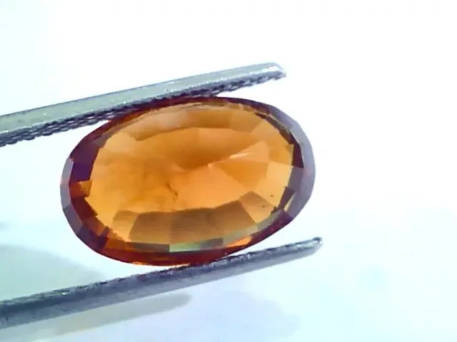 7.05 Ct Untreated Natural Ceylon Gomedh/Hessonite Gemstone - Venus Gems