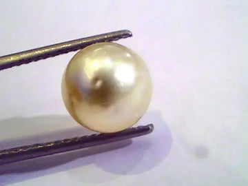 7.07 Carat Natural Certified Real South Sea Pearl,Certified Moti