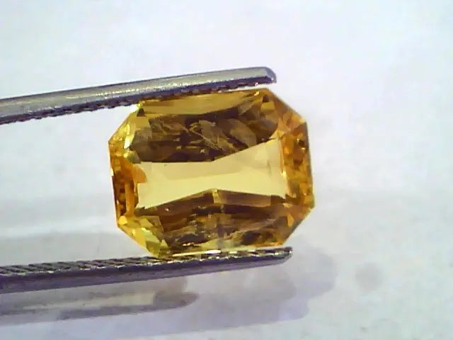 7.05 Ct Unheated Untreated Natural Ceylon Yellow Sapphire Gems AAA