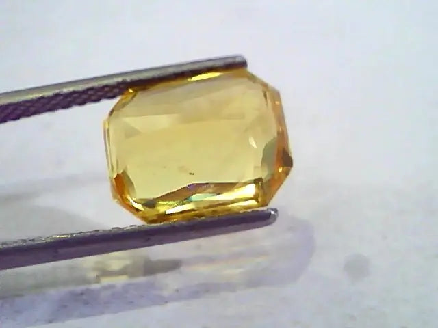 7.05 Ct Unheated Untreated Natural Ceylon Yellow Sapphire Gems AAA