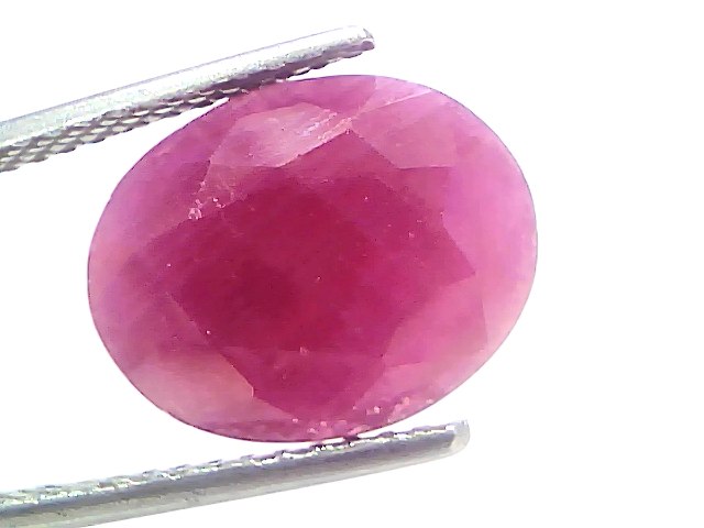 7.07 Ct Certified Unheated Untreated Natural New Burma Ruby 7.76 Ratti Manik