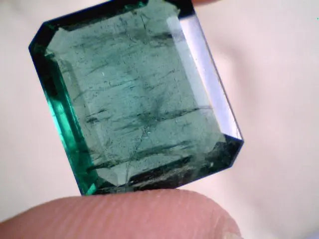 7.07 Ct Untreated Premium Green Zambian Natural Emerald Gemstone