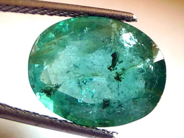 7.10 Ct Untreated Natural Zambian Emerald Panna Mercury Gemstone