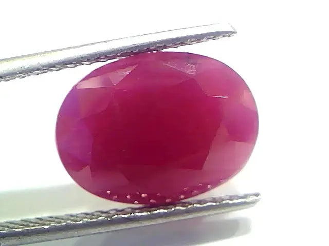 7.09 Ct Certified Unheated Untreated Natural New Burma Ruby Manik Stone
