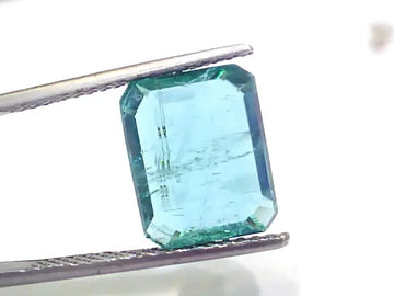 7.11 Ct Untreated Natural Zambian Emerald Gemstone Panna Gems AAAAA