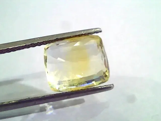 7.25 Ct Unheated Untreated Natural Ceylon Yellow Sapphire Gemstone - Venus Gems