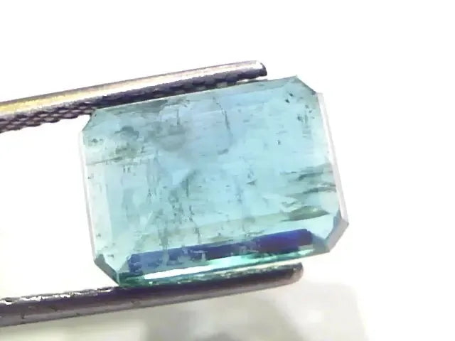 7.30 Ct Certified Untreated Natural Zambian Emerald Gemstone Panna - Venus Gems