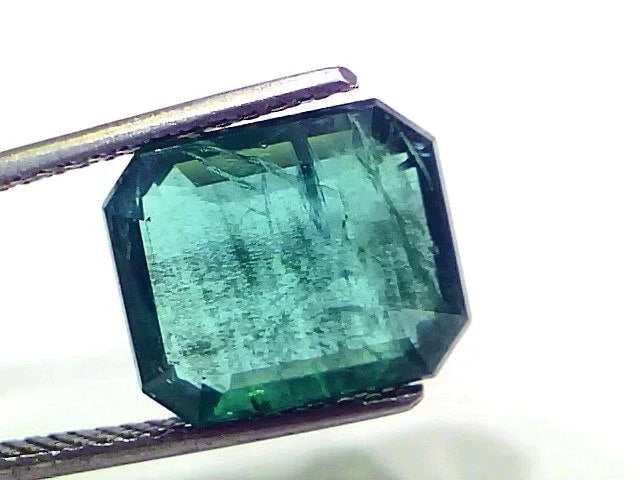 7.31 Ct GII Untreated Natural Zambian Emerald Gemstone Panna AAA - Venus Gems