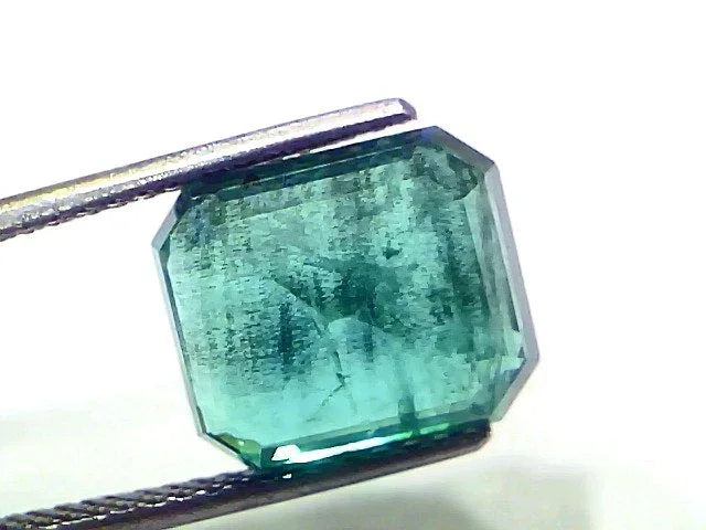 7.31 Ct GII Untreated Natural Zambian Emerald Gemstone Panna AAA - Venus Gems