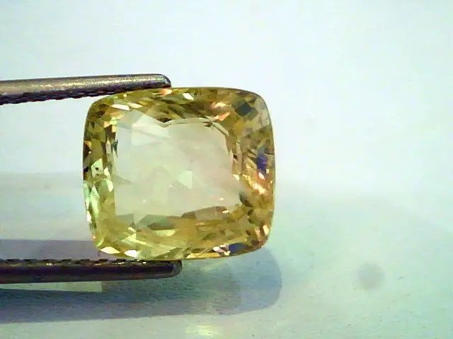 7.38 Ct Unheated Untreated Natural Ceylon Yellow Sapphire Gems