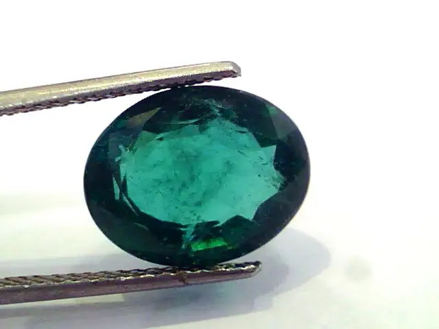 7.43 Ct Untreated Unheated Natural Zambian Emerald Gemstone AAA