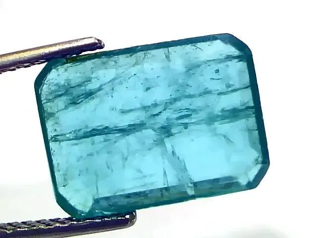 7.49 Ct Certified Untreated Natural Zambian Emerald Gemstone Panna - Venus Gems