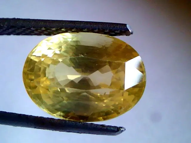 7.48 Ct Unheated Untreted Natural Ceylon Yellow Sapphire Pukhraj