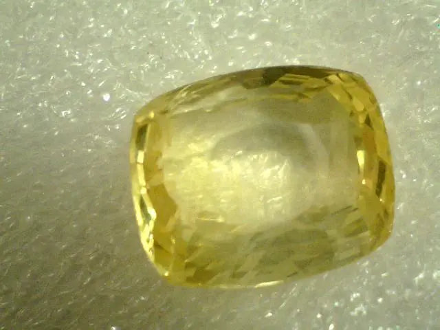 7.50 Ct Unheated Untreated Natural Ceylon Yellow Sapphire