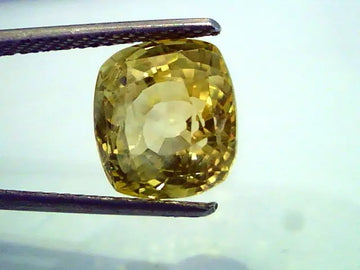 7.51 Ct IGI Certified Unheated Natural Ceylon Yellow Sapphire