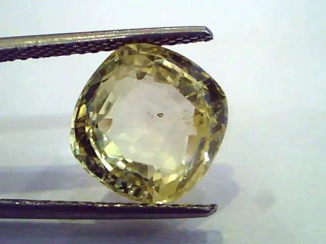 7.58 Ct Unheated Untreated Natural Ceylon Yellow Sapphire Pukhraj