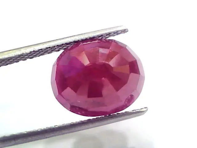 7.61 Ct Certified Unheated Untreated Natural New Burma Ruby
