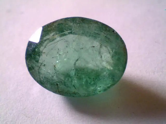 7.56 Ct Untreated Natural Zambian Emerald Gemstone Panna stone