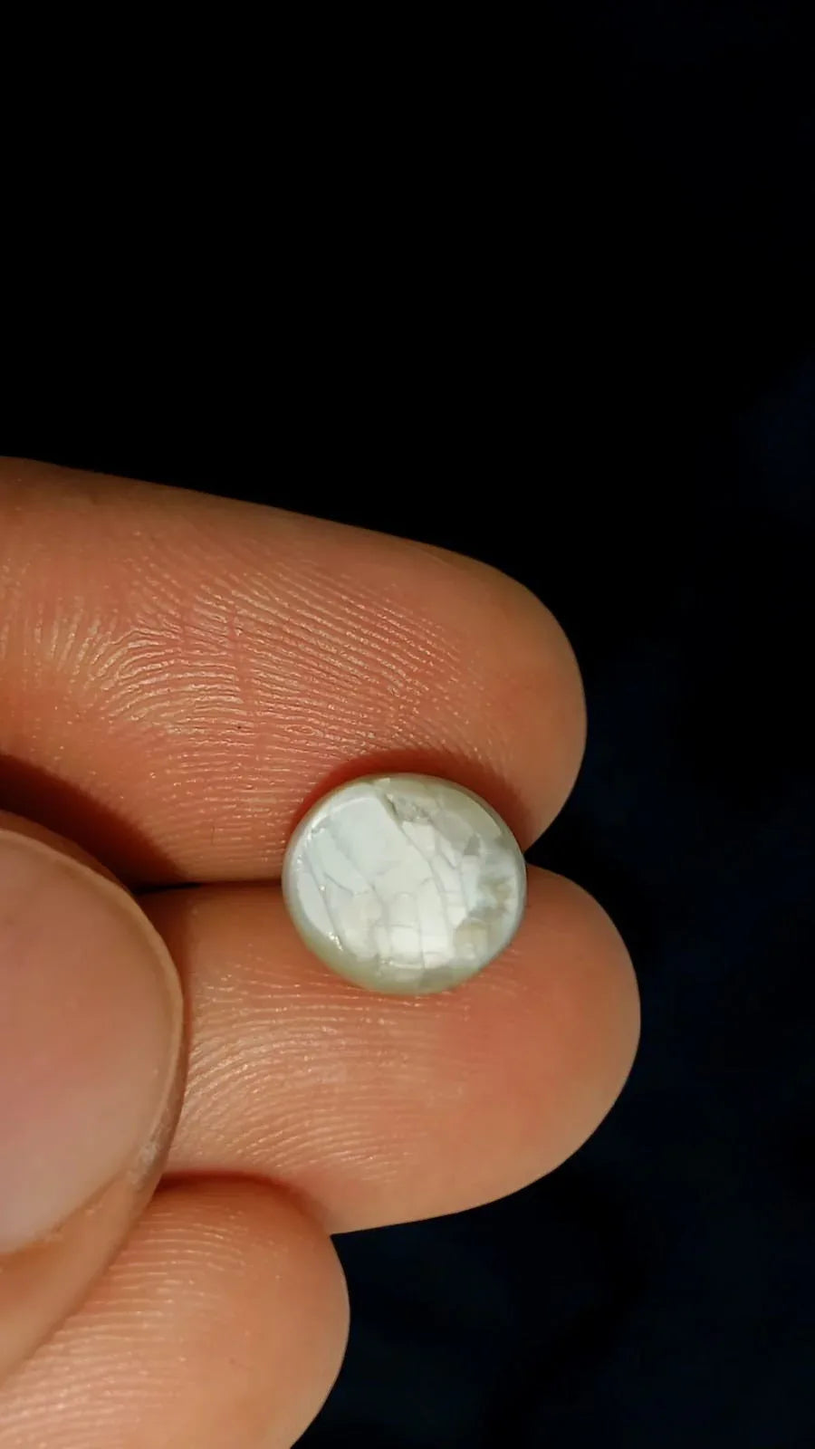 7.66 Ct Certified Untreated Natural Chrysoberyl Cats Eye Lehsunia - Venus Gems
