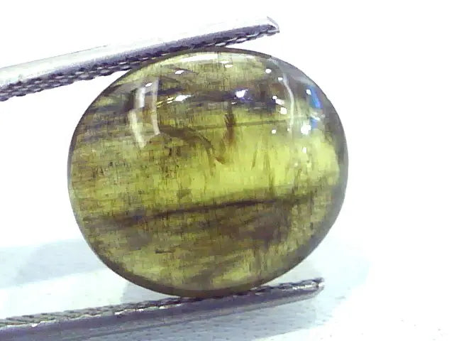 7.63 Carat Natural Chrysoberyl Cats Eye,Lehsunia Gemstone