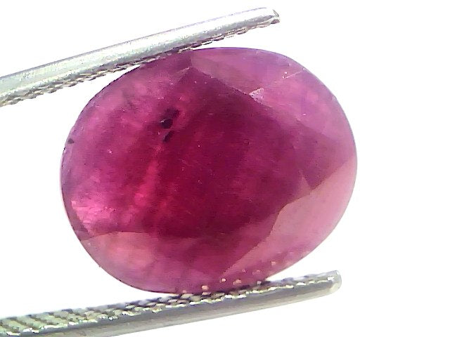 7.63 Ct Certified Unheated Untreated Natural New Burma Ruby 8.38 Ratti Manik