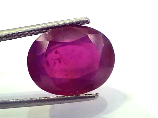7.78 Ct Natural Ruby Gemstone Manek Gem for Sun (Heated)