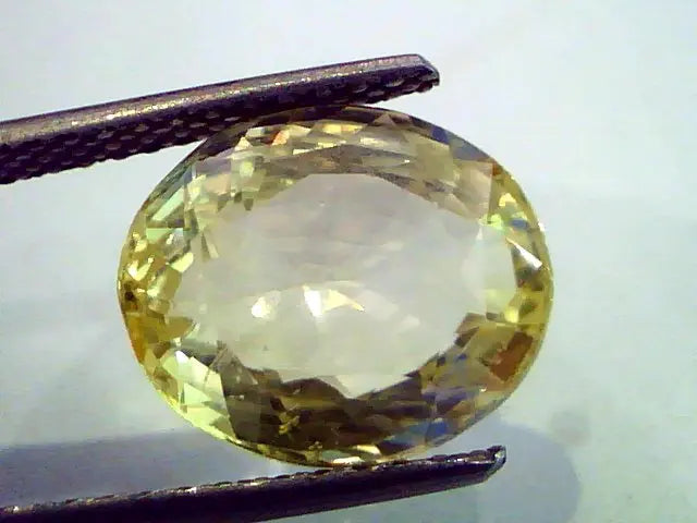 7.68 Ct Unheated Untreted Natural Ceylon Yellow Sapphire Gems