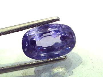 7.21 Ct IGI Certified Unheated Untreated Natural Ceylon Blue Sapphire