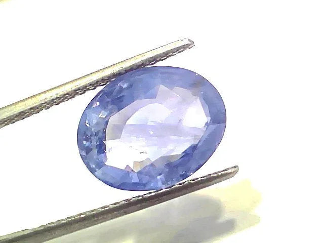 7.89 Ct IGI Certified Unheated Untreated Natural Ceylon Blue Sapphire - Venus Gems