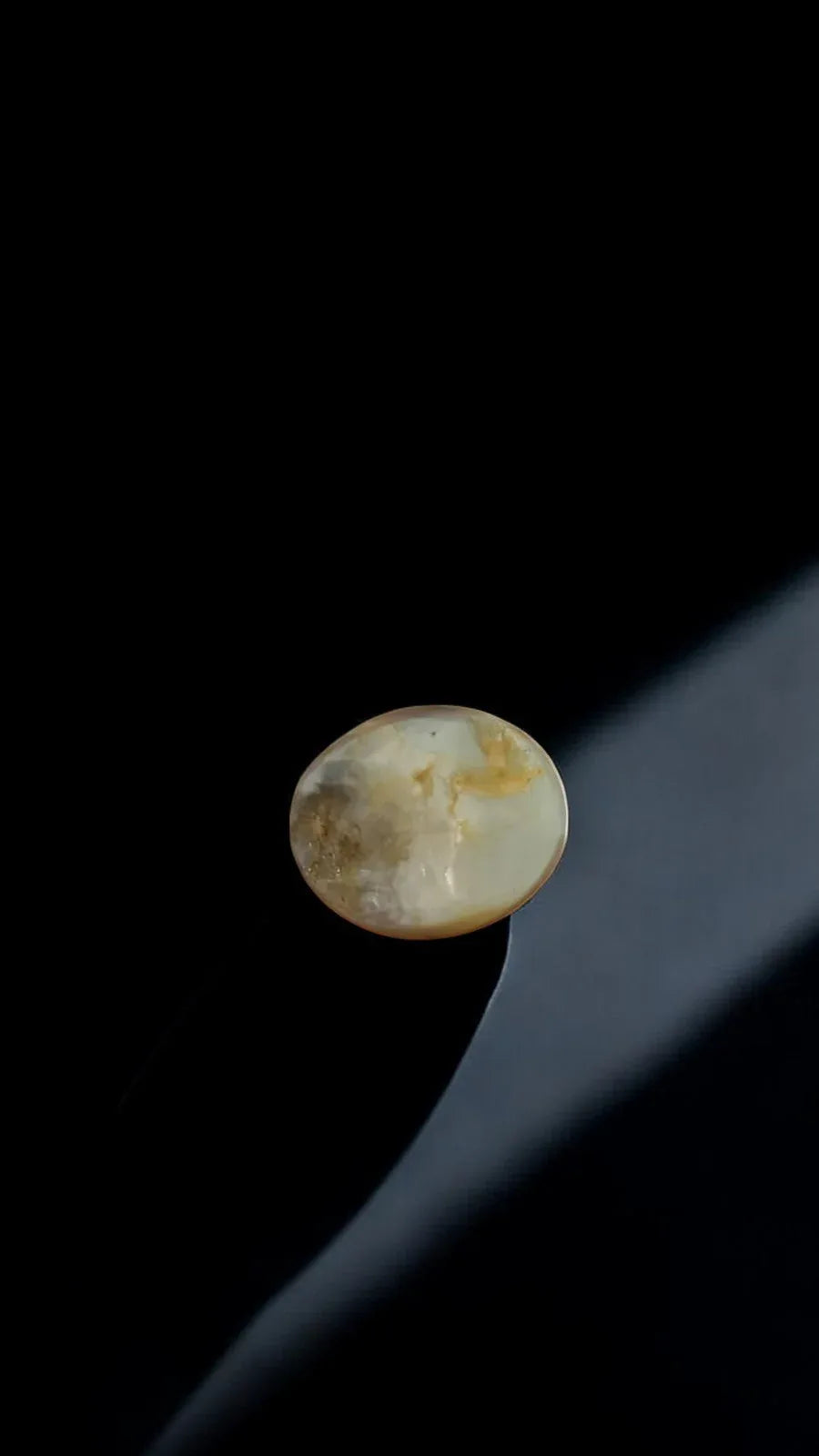 7.95 Ct Certified Untreated Natural Chrysoberyl Cats Eye Lehsunia - Venus Gems